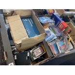 A box of electrical related items