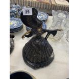 A bronze Artdeco dancing lady