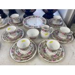A collection of Royal Worcester Floral pattern