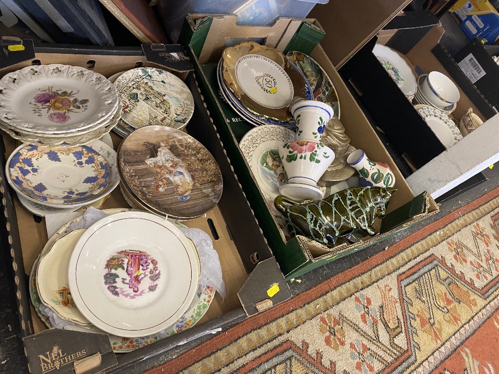 Three boxes of china ware