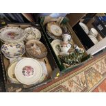 Three boxes of china ware