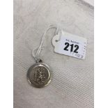 A Silver St Christopher,