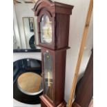 A Mahogany musical long case clock
