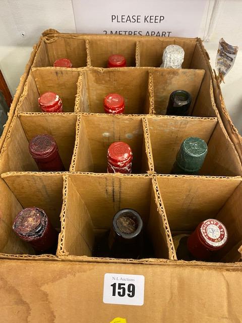 A box of twelve wines, Beaujolais Rose etc.