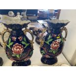 A pair of Victorian vases