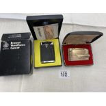 Two boxed Ronson Varaflame lighters,