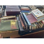 A large qty of antique books