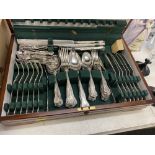 A part canteen of cutlery
