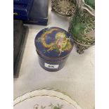 A bronze cloisonne lidded jar