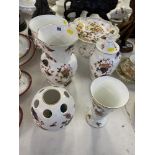 A collection of assorted Coalport, vases, lidded pots etc.