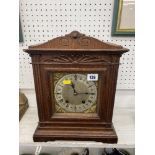 An Oak mantle clock