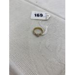 18ct Yellow/ White Gold hallmarked single stone Diamond ring,