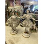 A pair of Ballerina figures