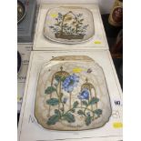 Two vintage Hutschenreuther plates 'mother and child' 1979 and 1981