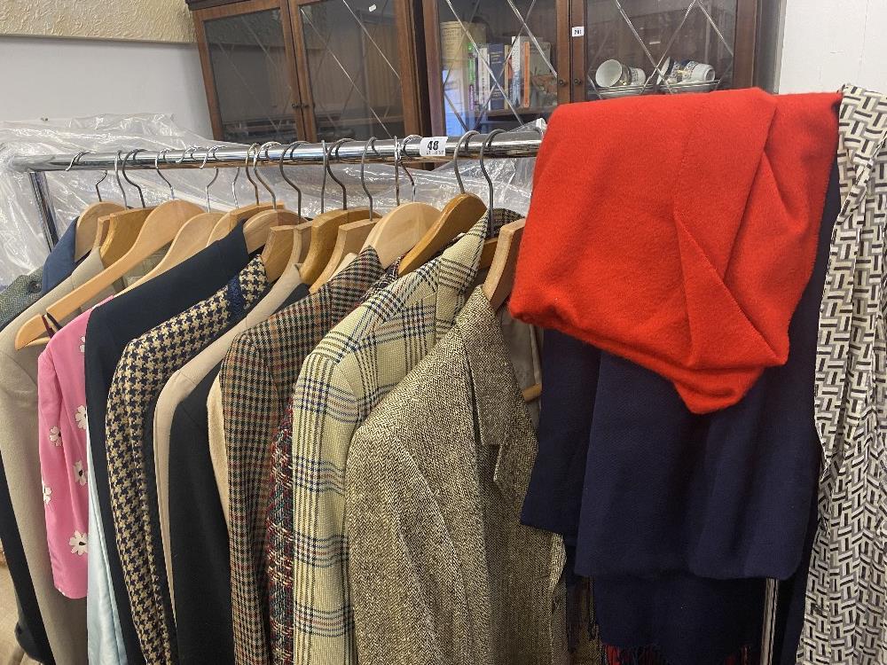 A collection of vintage clothes, Aquascutum, YSL,