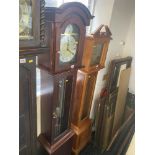 A Mahogany musical long case clock