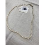 A Seed Pearl necklace,