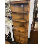 An Ercol old colonial corner unit