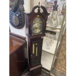 A Mahogany Grandmother clock