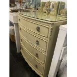 A Louis style chest of drawers