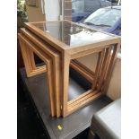 A retro style nest of three tables