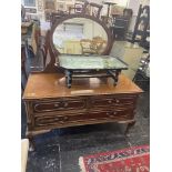 A Mahogany dressing table,