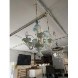 A Murano Opaque glass chandelier