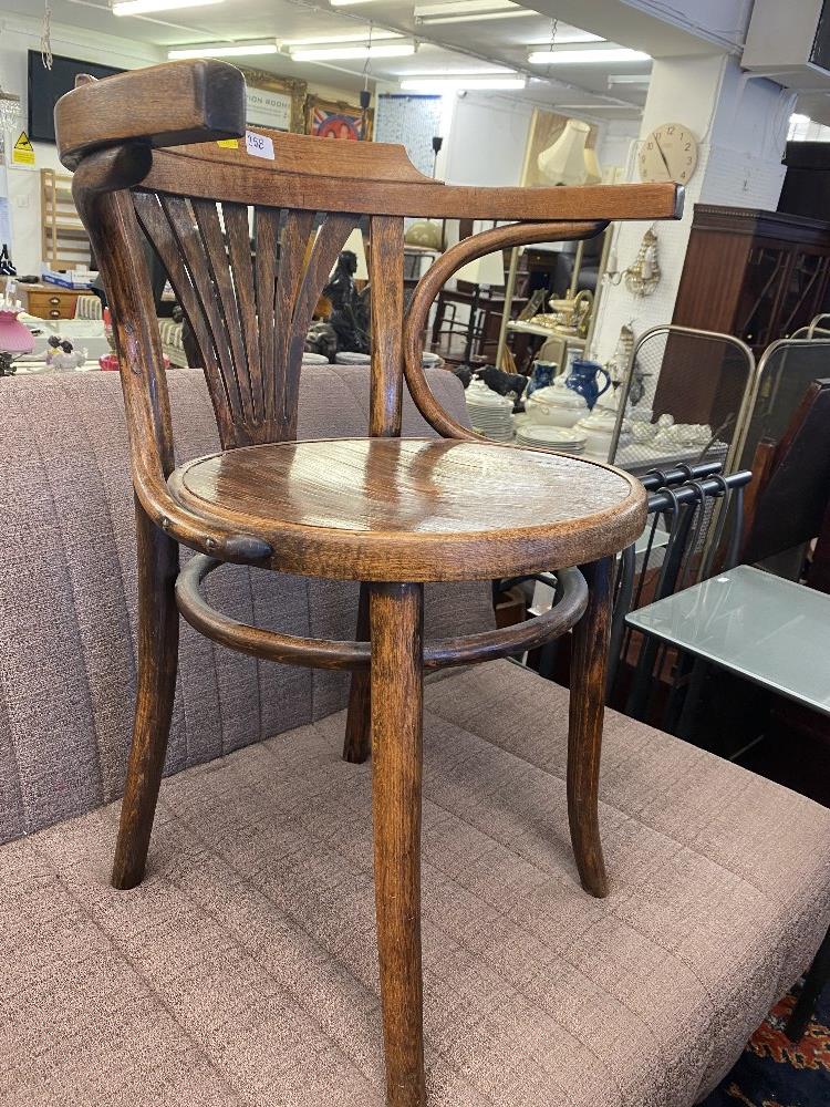 A Bent wood elbow chair