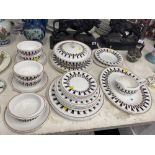 A Susie Cooper Corinthian part dinner set