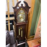 A Mahogany Grandmother clock