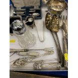 A qty of hallmarked Silver etc.