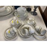 A Mann and Son's tea set and a Large Minton cup and saucer a.