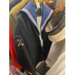 A Naval uniform dress and hat,