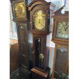 A Mahogany musical long case clock