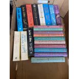 Eleven copies paperbacks by Jackie Collins and full set of 'A series of unfortunate events'