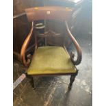 A Regency elbow chair