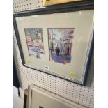 Twin framed print,