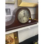 A Napoleon hat mantle clock