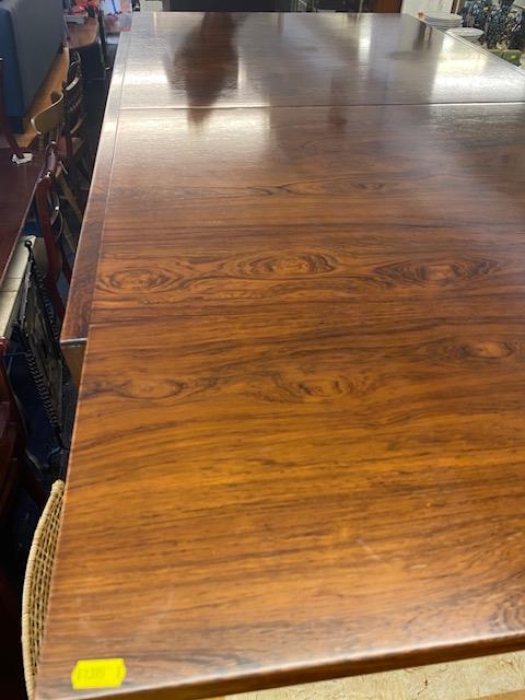 A mid-century Rosewood dining table, - Image 4 of 7