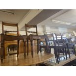 A set of six 19th century Bar Back chairs