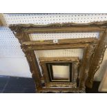 Two large gilt framed and two small