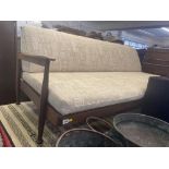 A mid century sofa bed