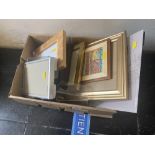 A qty of photo frames