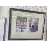 Twin framed print,