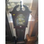 A Mahogany Grandmother clock