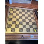 A Chess set and board