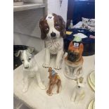 Five Dog figures