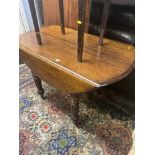 An Oak extending dining table,