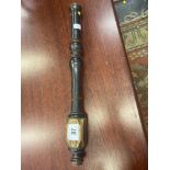 William IV four-sided baluster-headed truncheon,