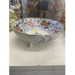 A French porcelain hand painted bowl,
